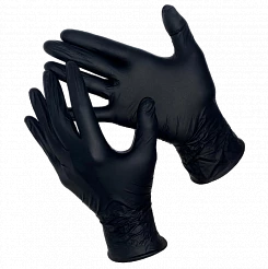 Перчатки нитриловые неопудренные DELTAGRIP Slim SN Total Black